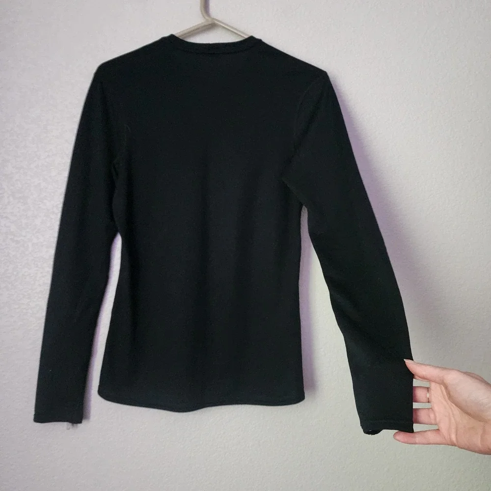 PATAGONIA Capilene Lightweight Crew Base Layer2 Hiking Black women's M - Picture 3 of 6